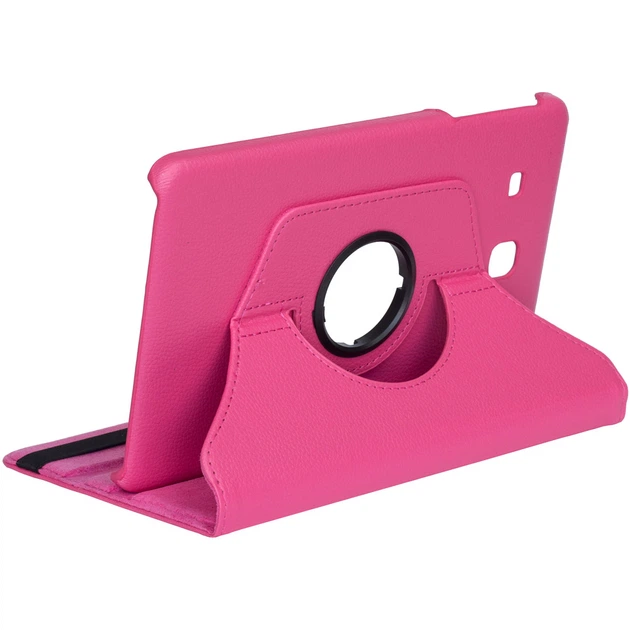 Поворотний чохол Galeo для Samsung Galaxy Tab E 9.6 SM-T560, SM-T561 Hotpink - Фото 3 Поворотний чохол Galeo для Samsung Galaxy Tab E 9.6 SM-T560, SM-T561 Hotpink - изображение 3