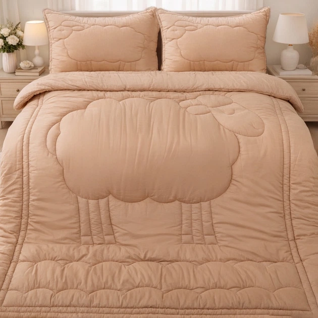 Одеяло MirSon Зимнее Односпальное 140х205 см шерстяное Wool №516 Marzello Collection (2200012214152) - Фото 1 Одеяло MirSon Зимнее Односпальное 140х205 см шерстяное Wool №516 Marzello Collection (2200012214152) - изображение 1