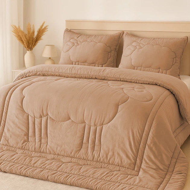 Одеяло MirSon Зимнее Односпальное 140х205 см шерстяное Wool №516 Marzello Collection (2200012214152) - Фото 2 Одеяло MirSon Зимнее Односпальное 140х205 см шерстяное Wool №516 Marzello Collection (2200012214152) - изображение 2