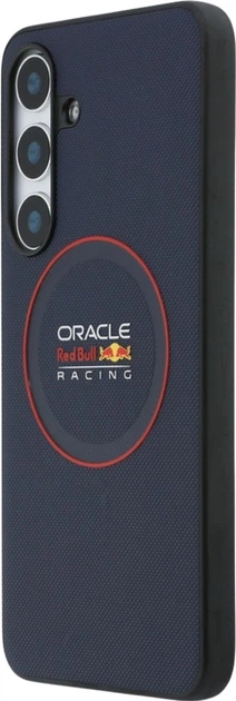 Etui plecki Red Bull Meshed Red Ring MagSafe do Samsung Galaxy S25 FE Navy Blue (RBHMS25FE24PUILVR) - obraz 2