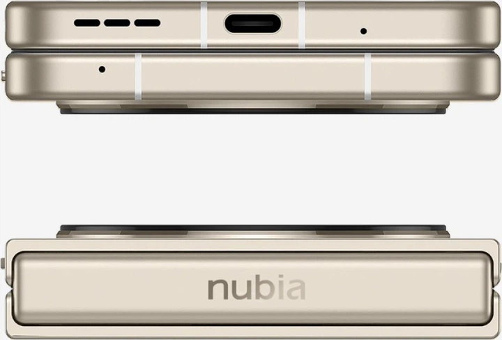 Smartfon ZTE Nubia Flip 8/256GB Sunshine Gold (NX724J/GD) - obraz 7