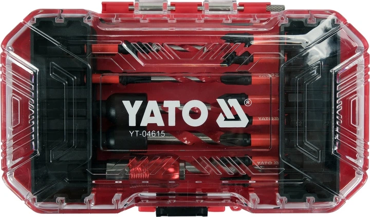 Zestaw końcówek udarowych śrubokrętowych YATO 18 szt. (YT-04615) - obraz 4