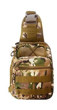 Рюкзак-сумка походная MHZ N02247 Camo, с одной лямкой - изображение 1