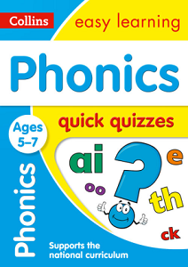 Collins Easy Learning: Phonics Quick Quizzes Ages 5-7 - Фото 1 Collins Easy Learning: Phonics Quick Quizzes Ages 5-7 - зображення 1