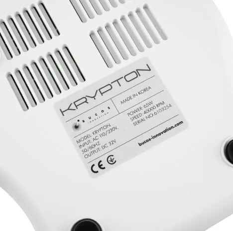 Фрезер для манікюру та педикюру KRYPTON XPS-400 WHITE/GRAY - 40 000 об/хв 65W - зображення 8