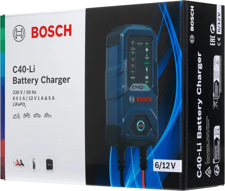 Зарядний пристрій Bosch C40-Li 0 189 921 040 (4047024778095) - зображення 3
