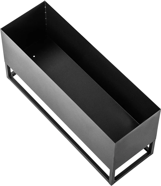 Квітник з горщиком Kadax 60x30 см Чорний (K10699) - зображення 3