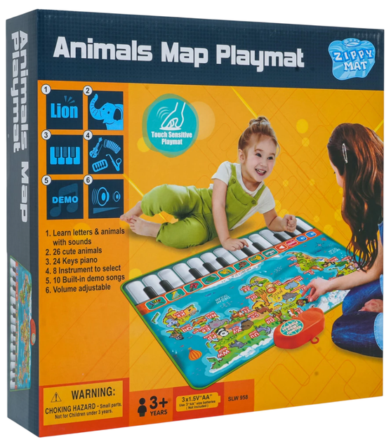 Музичний килимок Keyboard Світ тварин (5903864988185) - зображення 6