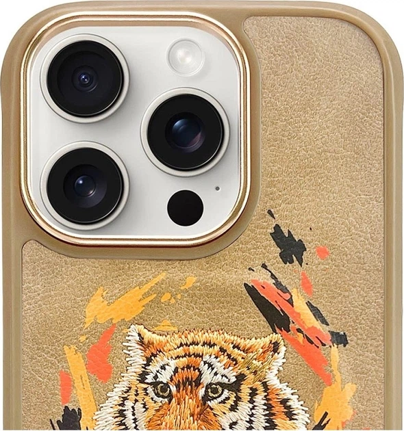 Панель Nimmy Tiger MagSafe для Apple iPhone 16 Pro Max Light Brown (6971080310034) - зображення 3