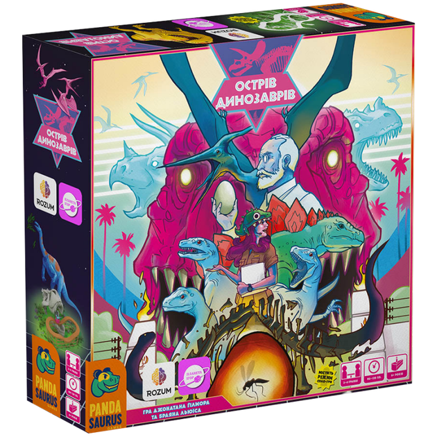 Настільна гра Rozum Острів Динозаврів (Dinosaur Island) ( RO31UA ) - зображення 2