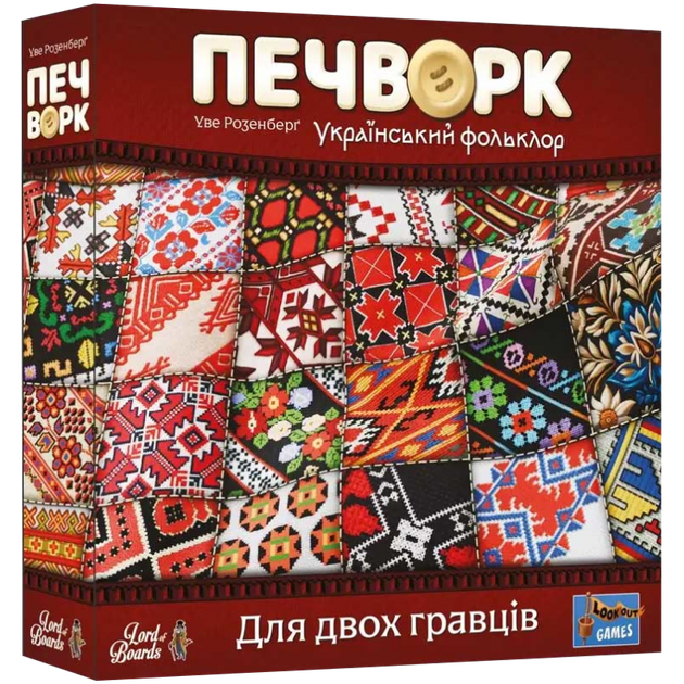 Настільна гра Lord of Boards Печворк: Український Фольклор (Patchwork) ( укр) ( LOB2412UA ) - зображення 2