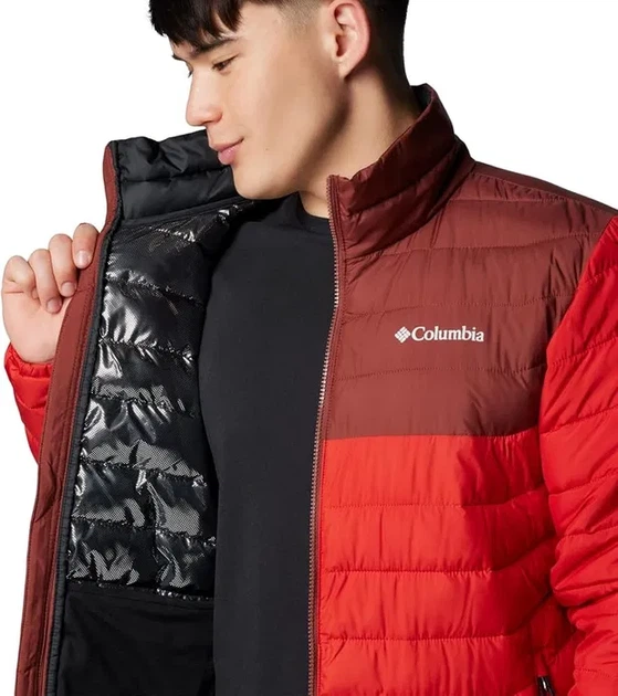 Чоловіча куртка Columbia Powder Lite II 1X, червона - Фото 3 Чоловіча куртка Columbia Powder Lite II 1X, червона - зображення 3
