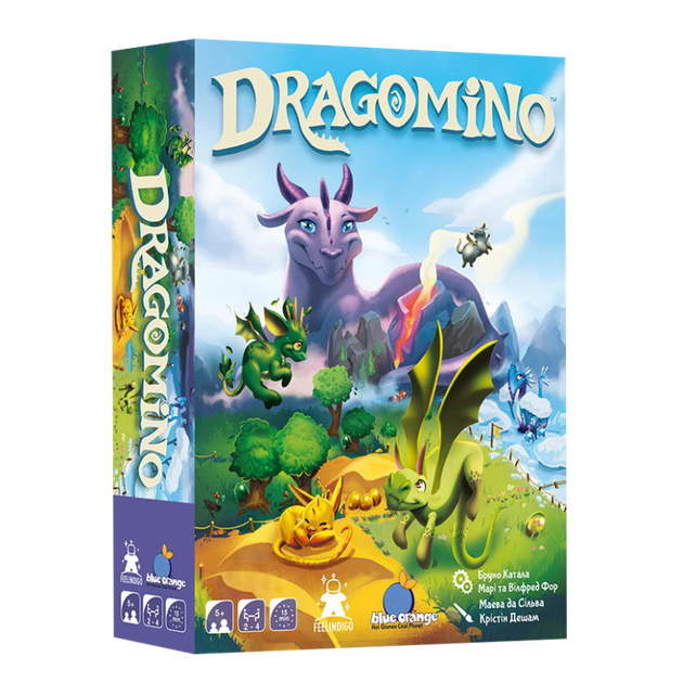 Настільна гра Feelindigo Драгоміно (Dragomino) (укр) ( FI23047 ) - Фото 2 Настільна гра Feelindigo Драгоміно (Dragomino) (укр) ( FI23047 ) - зображення 2