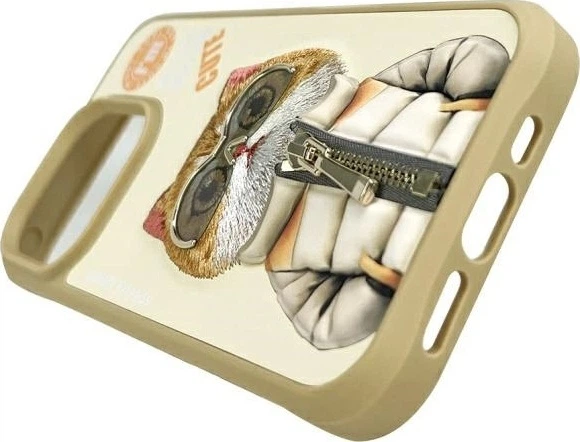 Панель Nimmy Cool&Cute 2.0 Cat для Apple iPhone 15 Pro Khaki (6971080310843) - зображення 7