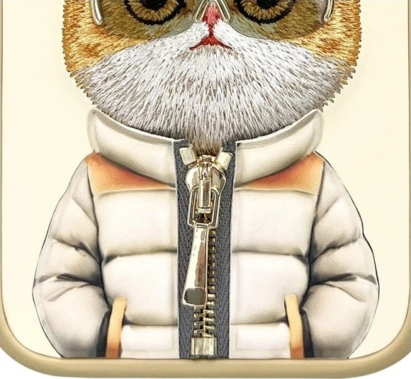 Панель Nimmy Cool&Cute 2.0 Cat для Apple iPhone 15 Pro Khaki (6971080310843) - зображення 9