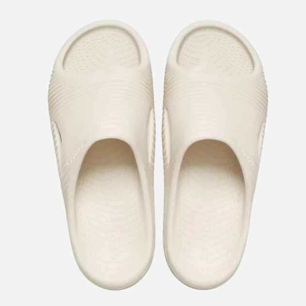 Жіночі шльопанці Crocs Mellow Tide Recovery Slide 210333-160 37-38 (M5/W7) 23 см Бежеві (196265774258) - зображення 3