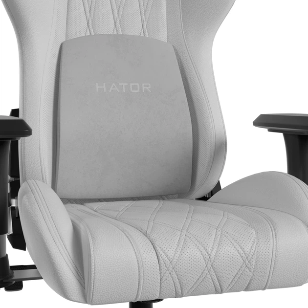 Крісло для геймерів Hator Darkside 3M PU White (HTC3001M) - зображення 9