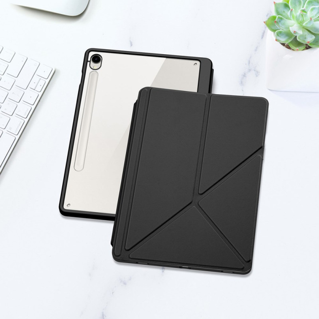 Чехол-книжка DUX DUCIS Magi для планшета Samsung Galaxy Tab S10 Lite / S10 FE / S9 / S9 FE Black - Фото 2 Чехол-книжка DUX DUCIS Magi для планшета Samsung Galaxy Tab S10 Lite / S10 FE / S9 / S9 FE Black - изображение 2