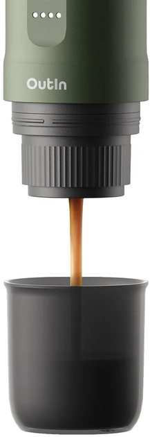 Przenośny ekspres do kawy Outin Nano w kolorze Forest Green (1240000016420) - obraz 5
