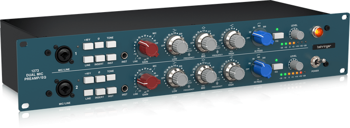 Przedwzmacniacz mikrofonowy Behringer 1273 27001063 (4033653081450) - obraz 3