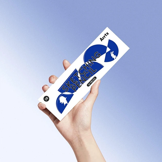 Zestaw ołówków do rysowania Arrtx 2B 14 szt. (ADP-012B) - obraz 7