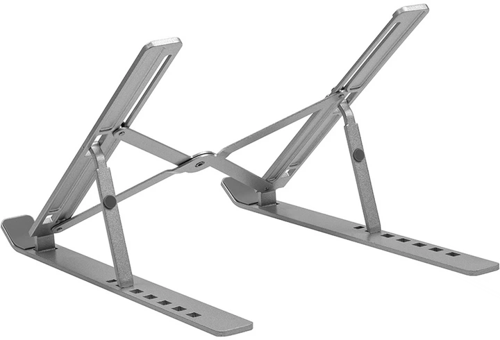 Підставка для ноутбука HiSmart SX-LS101 Aluminum Silver (HS083274) - зображення 2