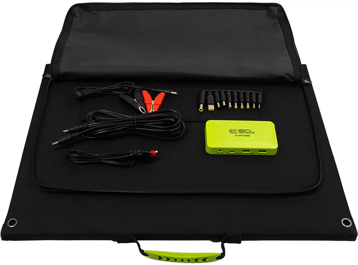 Przenośny panel słoneczny ECL EC-SP120WBV 120 W 19.9 V 5.75 A (PB930661) - obraz 4
