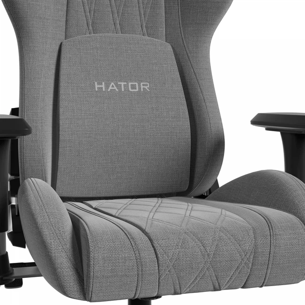 Крісло для геймерів HATOR Darkside 3M Fabric Grey (HTC3016M) - зображення 6