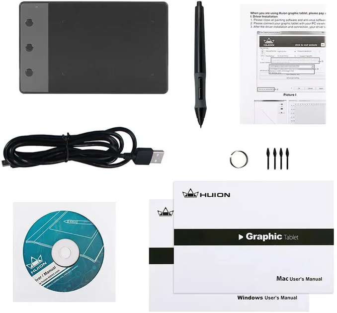 Tablet graficzny Huion H420 - obraz 7