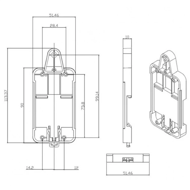 Tacka do szyny DIN Sonoff DR - obraz 4