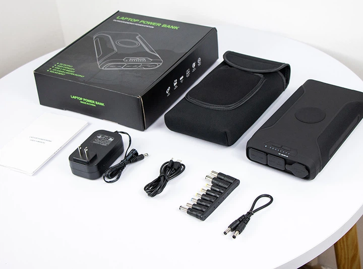 PowerBank PowerPlant 68400 mAh 60W PD Wireless Black (PB930456) - obraz 4