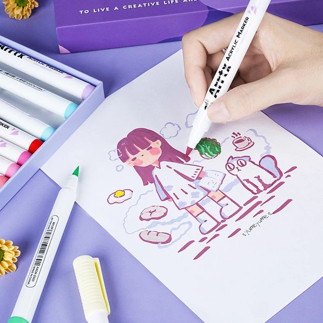 Markery akrylowe Arrtx AACM-0530A 30 kolorów (LC303144) - obraz 13