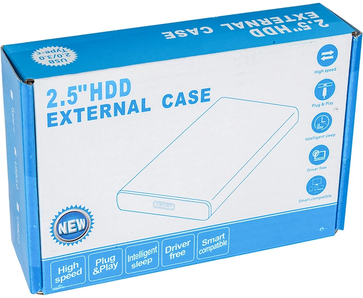 Зовнішня кишеня PowerPlant для HDD 2.5" USB 2.0 (HC380039) - зображення 4