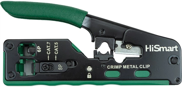 Кліщі для обтиску кабелів HiSmart CAT5, CAT6, CAT7 (TV992508) - зображення 2
