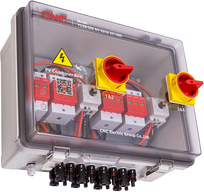 Комунікаційна коробка CNC PV DC DC 4 входи - 4 виходи IP67 (NV822317) - зображення 4