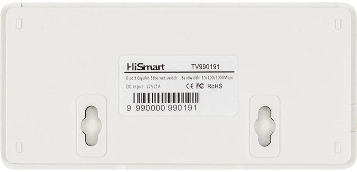 Przełącznik HiSmart 8-Port 10/100/1000Mbps (TV990191) - obraz 3