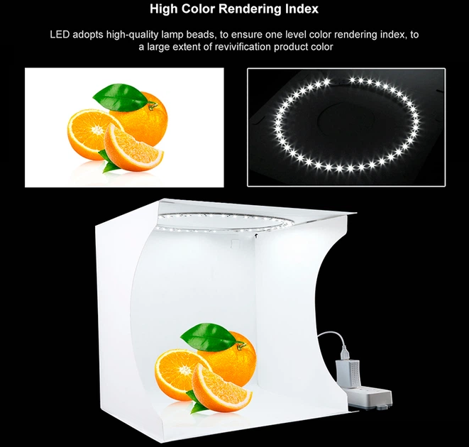 Lightcube (fotoboks) Puluz PU5030 31x31x32 cm - obraz 6