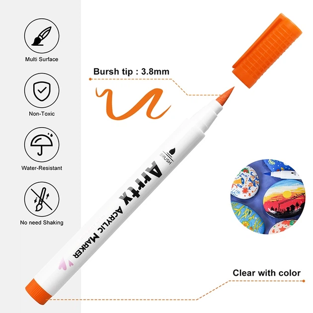 Markery Arrtx Akrylowe AACM-0530B 30 kolorów (LC303311) - obraz 7