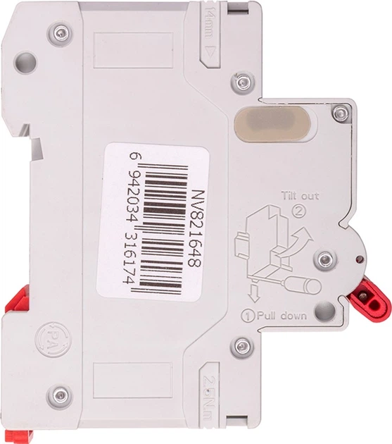 Модульний автоматичний вимикач CNC Electric YCB9-80M 4P C50 6ka (NV821648) - зображення 2