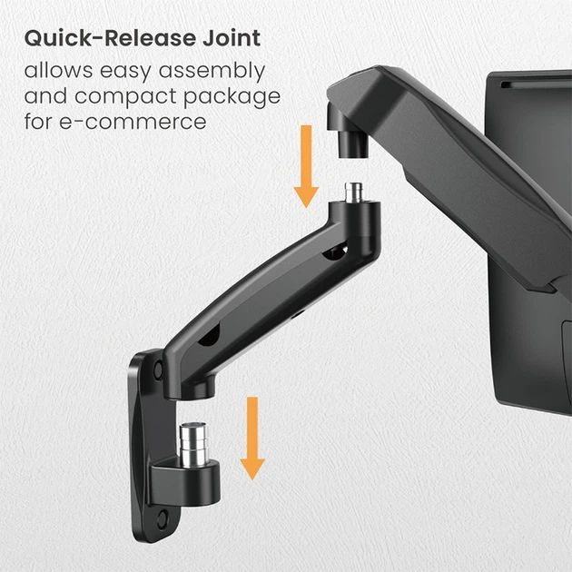 Настінне кріплення HiSmart для монітора 17"-32" (HS083304) - зображення 7