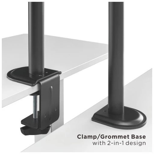 Настільне кріплення HiSmart для трьох моніторів 17-27" (HS082420) - зображення 2