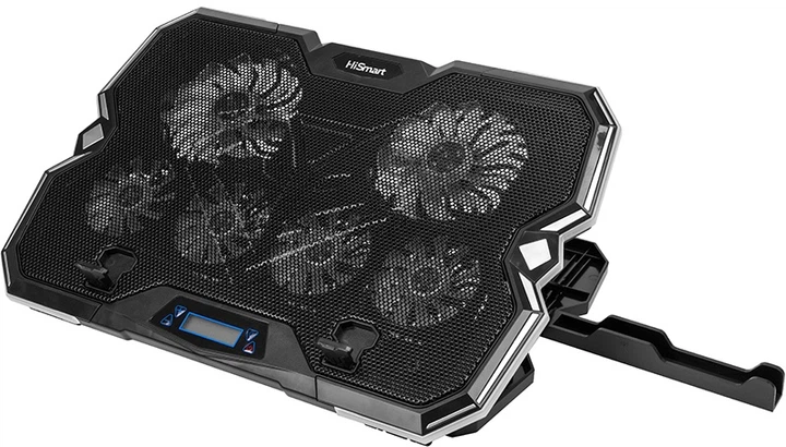 Podstawka chłodząca do laptopa HiSmart DCX-A103 Black (HS083144) - obraz 2