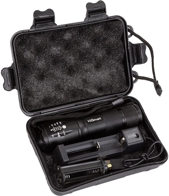 Ручний ліхтарик HiSmart 1000 люмен 10W (AA620142) - зображення 3