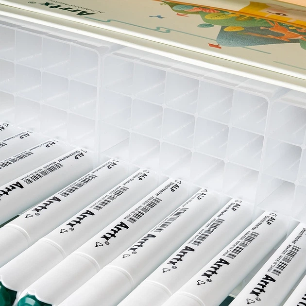 Markery alkoholowe Arrtx Alp ASM-0290B 90 kolorów (LC302475) - obraz 6