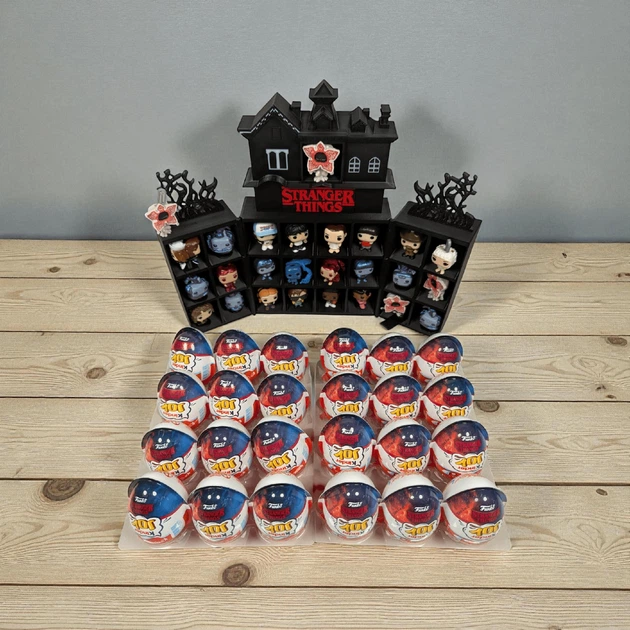 Набор Модульный Раскладной Дом для Фигурок Stranger Things + 24 Шоколадных Яиц Kinder Joy Funko Pop / Stand / Display / Для 24 Фигурок из Сериала Странные Дела - Фото 1 Набор Модульный Раскладной Дом для Фигурок Stranger Things + 24 Шоколадных Яиц Kinder Joy Funko Pop / Stand / Display / Для 24 Фигурок из Сериала Странные Дела - изображение 1