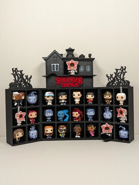 Набор Модульный Раскладной Дом для Фигурок Stranger Things + 24 Шоколадных Яиц Kinder Joy Funko Pop / Stand / Display / Для 24 Фигурок из Сериала Странные Дела - Фото 5 Набор Модульный Раскладной Дом для Фигурок Stranger Things + 24 Шоколадных Яиц Kinder Joy Funko Pop / Stand / Display / Для 24 Фигурок из Сериала Странные Дела - изображение 5