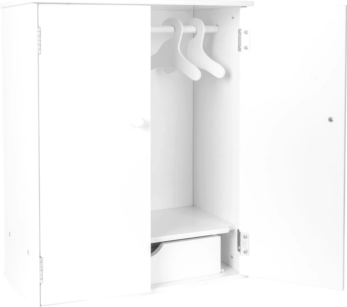 Szafa dla lalek Small Foot drewniana z wieszakami 5410408 (4020972112132) - obraz 2