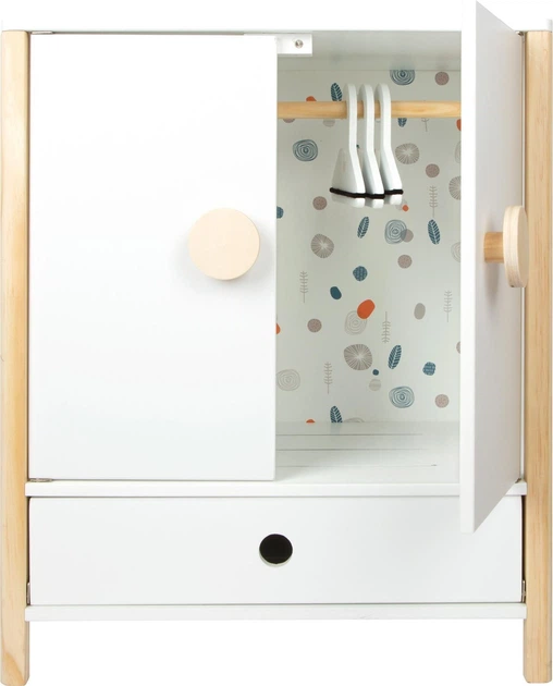 Szafa dla lalek Small Foot Little Button drewniana z wieszakami 5410410 (4020972118127) - obraz 2