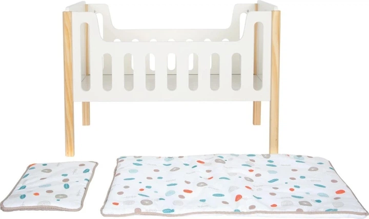Łóżko dla lalek Small Foot Little Button drewniane 5410935 (4020972124951) - obraz 3