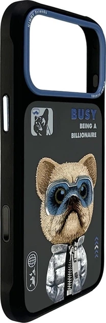 Панель Nimmy Cool&Cute 2.0 Dog для Apple iPhone 17 Pro Black (6971080313769) - зображення 3